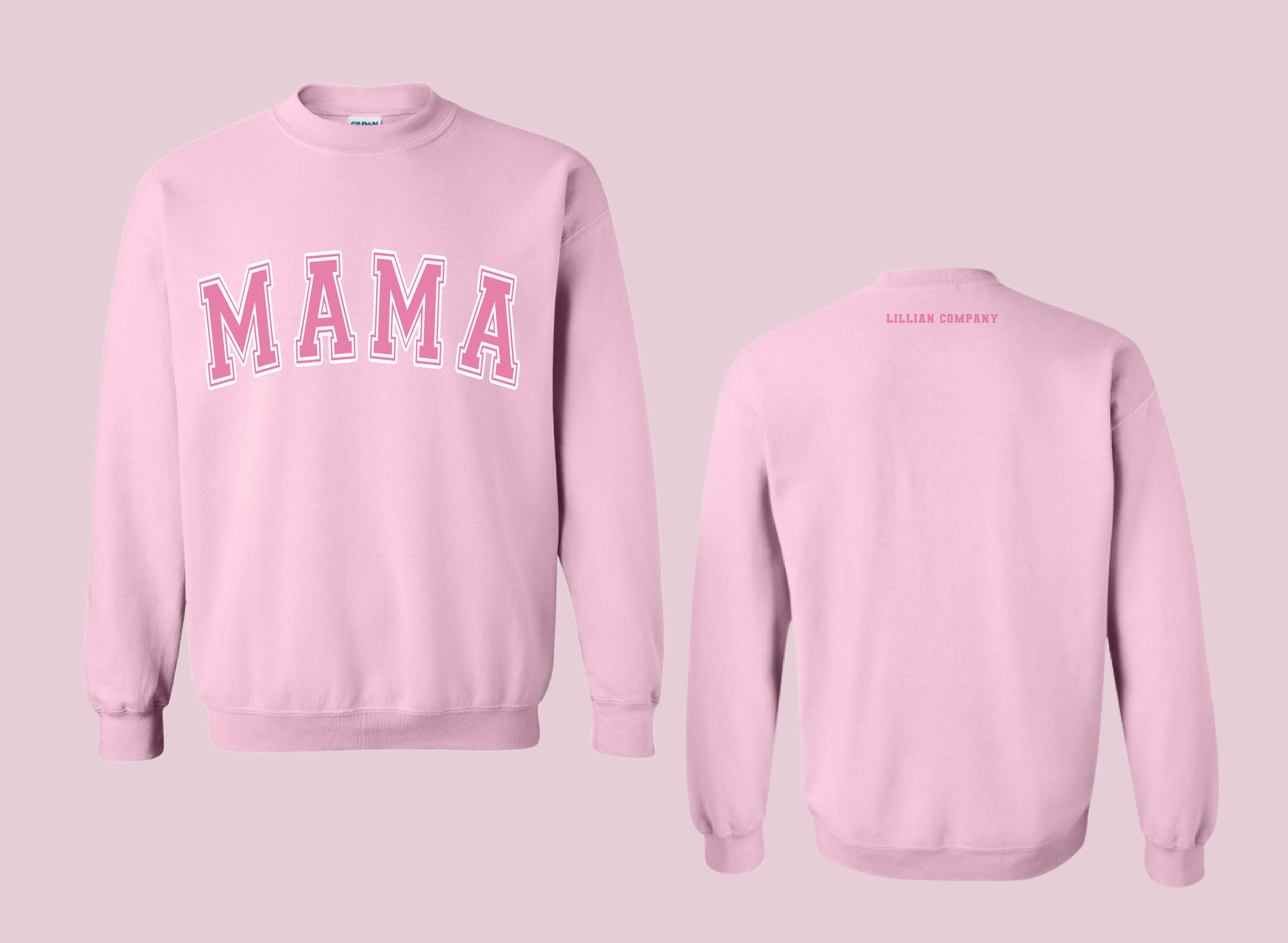 Mama sweatshirt cheap pink